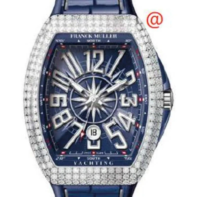 Franck Muller Vanguard Yachting Automatic Diamond Blue Dial Men's Watch V45scdtdyachtingacbl(blblcac