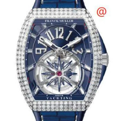 Franck Muller Vanguard Yachting Automatic Diamond Blue Dial Men's Watch V50ltgrcsdyachting(acbl)