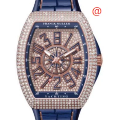Franck Muller Vanguard Yachting Automatic Diamond Rose Gold Dial Men's Watch V45chdcdyachting5nbl(di In Red