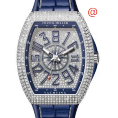 Franck Muller Vanguard Yachting Automatic Diamond Silver Dial Men's Watch V41chdcdyachtingacbl(diamb In Blue