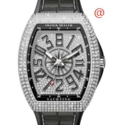 Franck Muller Vanguard Yachting Automatic Diamond Silver Dial Men's Watch V41chdcdyachtingacnr(diamn In Black