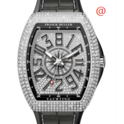 Franck Muller Vanguard Yachting Automatic Diamond Silver Dial Men's Watch V45chdcdyachtingacnr(diamn In Black