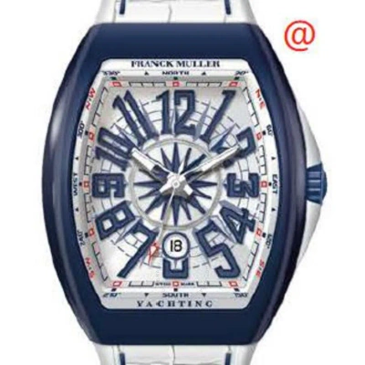 Franck Muller Vanguard Yachting Automatic White Dial Men's Watch V45scdtyachtingmtblbc(blcblbl) In Blue