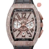 FRANCK MULLER FRANCK MULLER VANGUARD YACHTING CHRONOGRAPH AUTOMATIC DIAMOND ROSE GOLD DIAL MEN'S WATCH V45CCDTDCDY