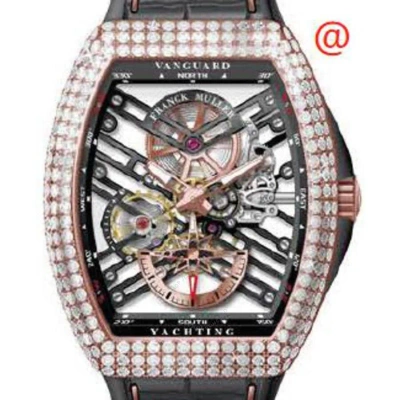 Franck Muller Vanguard Yachting Hand Wind Diamond Men's Watch V45s6sqtdyachting5nnr(nrblcrge) In Gold