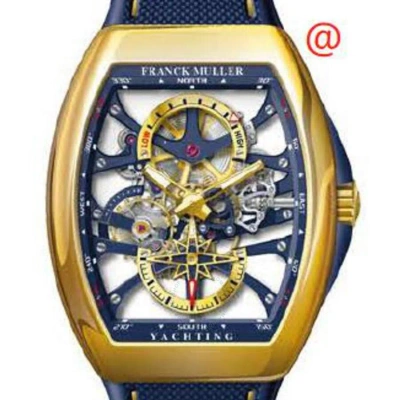 Franck Muller Vanguard Yachting Hand Wind Men's Watch V45s6prsqtyachtanc3nbl(blblcrge) In Gold