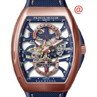 Franck Muller Vanguard Yachting Hand Wind Men's Watch V45s6prsqtyachtanc5nbl(blblcrge) In Blue