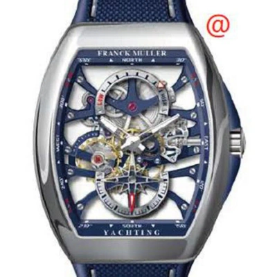Franck Muller Vanguard Yachting Hand Wind Men's Watch V45s6prsqtyachtancacbl(blblcrge) In Blue