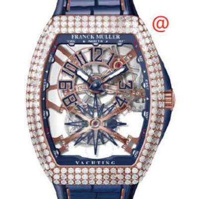 Franck Muller Vanguard Yachting Tourbillon Hand Wind Diamond Men's Watch V45tgrcssqtdnbryachting5nbl In Multi