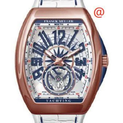 Franck Muller Vanguard Yachting Tourbillon Hand Wind White Dial Men's Watch V45tyachting5nbl(blcblbl In Gold