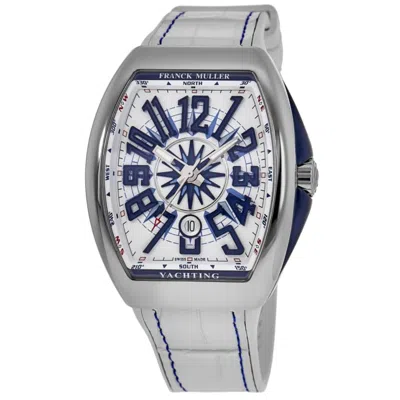 Franck Muller Vanguard Yachting White Dial Steel Men's Watch V45scyachtacwh In Neutral