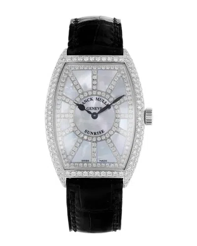 Franck Muller Women's Sunrise Diamond Watch In Black