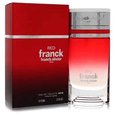 Franck Olivier 2pcs Combo  Red Franck By  Eau De Toilette Spray 2.5 oz For Men In Multi