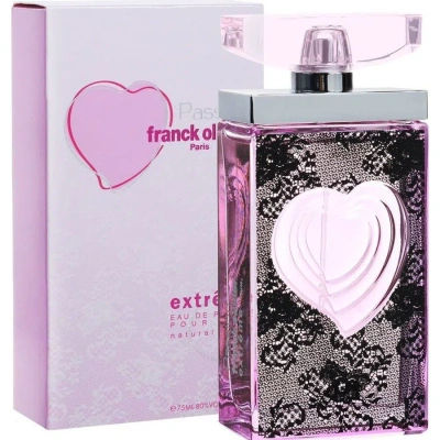 Franck Olivier Ladies Passion Extreme Edp Spray 2.5 oz Fragrances 3516640725328 In Black / Peach