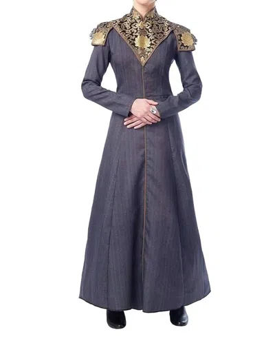 Franco American Novelty Company Women's Queen Of Kingdoms Costume In Grey/gold