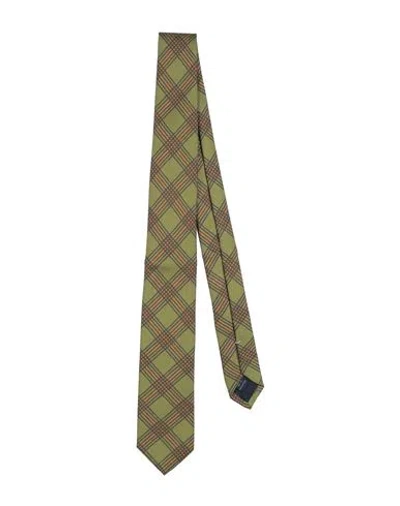 Franco Bassi Man Ties & Bow Ties Light Green Size - Silk