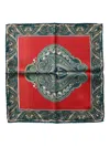 Franco Bassi Paisley-pattern Pocket Square In Red