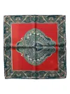Franco Bassi Paisley-patterned Pocket Square In Brown