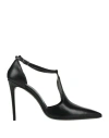 Franco Colli Woman Pumps Black Size 10 Leather