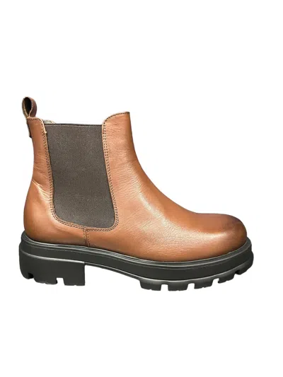 Franco Fedele - Brown Leather Ankle Boots Art.d678 (6161) D678 Marrone