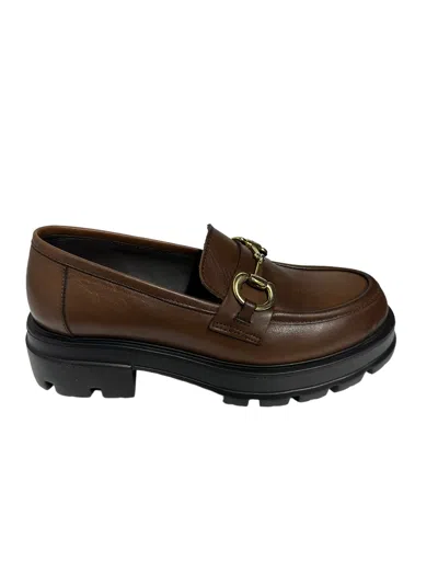 Franco Fedele - Brown Leather Moccasin Art.d714 (4838) D714 Marrone