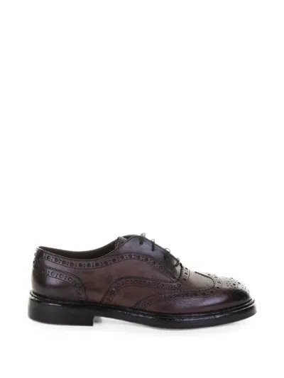 Franco Fedele Brogue-detail Oxford Shoes In Brown