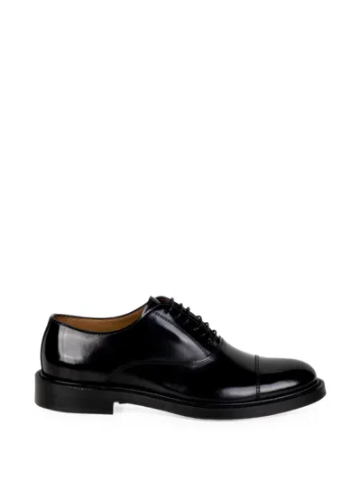 Franco Fedele Cap-toe Lace-up Oxford Shoes In Black