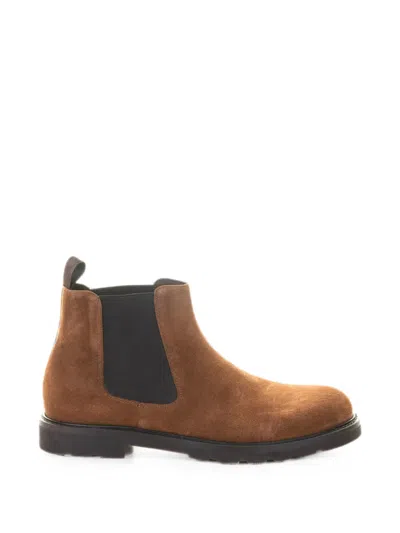 Franco Fedele Chelsea Boots In Brown
