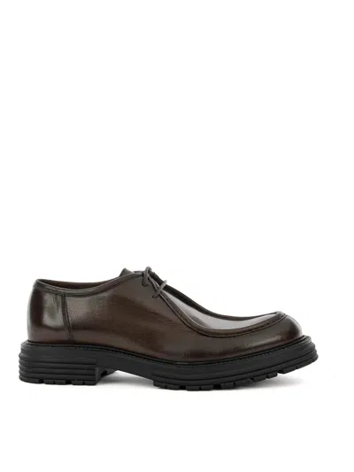 Franco Fedele Dark Brown Leather Loafers
