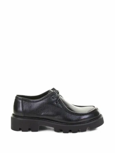 Franco Fedele Lace-up Derby Shoes In Black