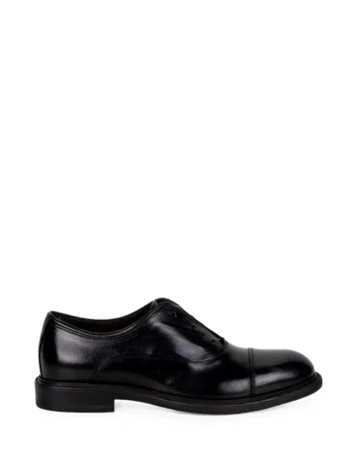 Franco Fedele Leather Shoes In Black