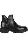 Franco Fedele Zip-up Leather Ankle Boots In Black