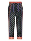Franco Ferrari Floral-print Trousers In Green