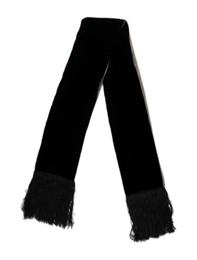 Pre-owned Franco Ferrari Scarf In Black