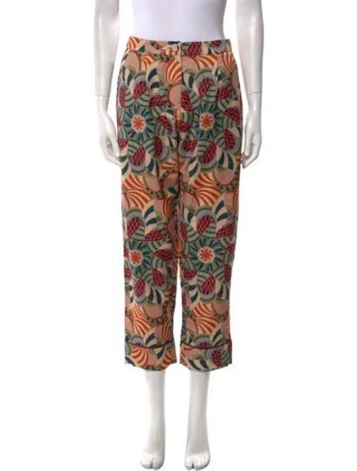 Pre-owned Franco Ferrari Wool Straight Leg Pants W/ Tags In Neutral