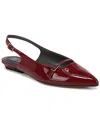 Franco Sarto Women's Emma Slingback Mary Jane Patent Leather Flats In Red