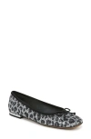 Franco Sarto Women's Abigail Square Toe Ballet Flats In Silver