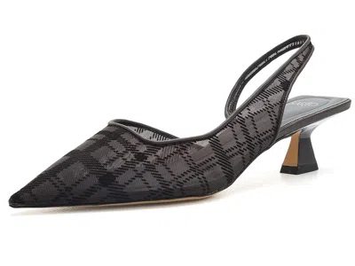 Franco Sarto A-devin Slingback Pumps Women's Shoes Brown: 8.5 M, Synthetic In Black