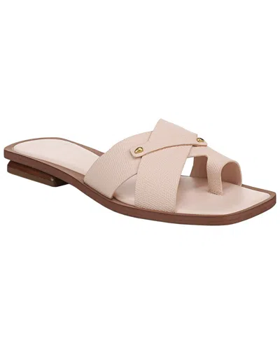 Franco Sarto A-etta Leather Slide In Pink