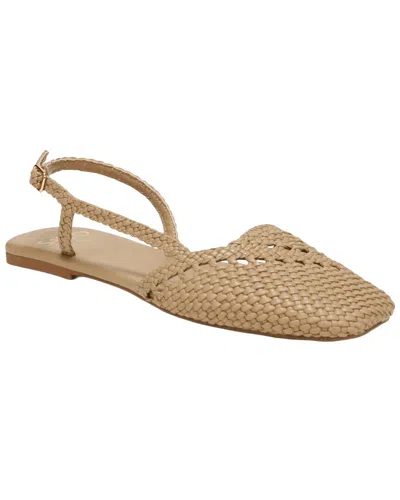 Franco Sarto A-ilona Leather Slingback In Brown