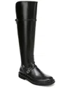 Franco Sarto Ainsley Wide Calf Leather Boot In Black