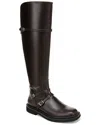 Franco Sarto Ainsley Wide Calf Leather Boot In Brown