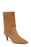 Franco Sarto Alberta Mid Shaft Boots In Taupe