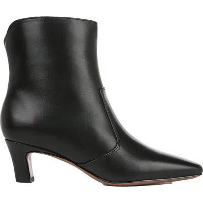 Franco Sarto Alexandria Womens Zipper Leather Booties In Black