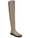 Franco Sarto Angeli Womens Zipper Man Made Over-the-knee Boots In Gray