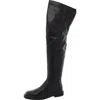 Franco Sarto Battina Womens Leather Block Heel Over-the-knee Boots In Multi