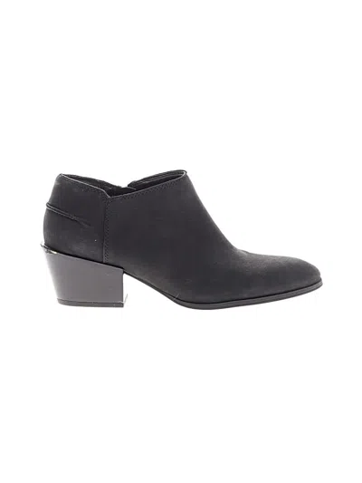 Pre-owned Franco Sarto Ankle Boots In Black