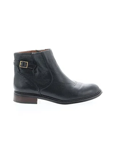 Pre-owned Franco Sarto Ankle Boots In Black