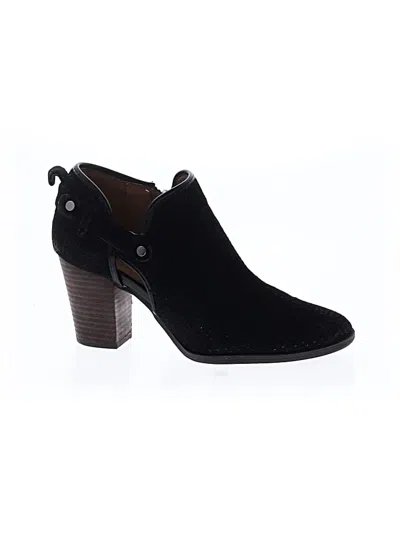 Pre-owned Franco Sarto Ankle Boots In Black