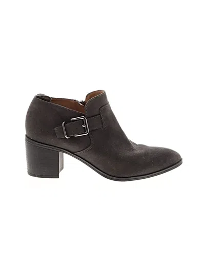 Pre-owned Franco Sarto Ankle Boots In Black